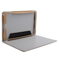 Miniatyrbilde 7 av 7: Tabletholder i skinn med fullstendig deksel - Tilbehør til datamaskiner for Alldocube iplay 30 (gull)