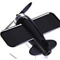 Miniatyrbillede 4 af 6: Bil Lufterfrisker, Bil Aromaterapi Diffuser med Solroterende, Renser Lugte, Lindrer Stress, Sol Fly Model Lufterfrisker til Bil Black color