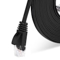 Miniatyrbilde 7 av 7: 1000 Mbps Gigabit nettverkskabel 98ft RJ45 Port CAT6 nettverkskabel Ethernet-kabel for rutere datamaskiner svart