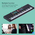 Miniatyrbilde 6 av 7: Keyboard Piano Instrument 61 Taster Elektrisk Digital Multifunksjonell med Mikrofon MQ6186