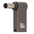 Pikkukuva 6 / 7: TYPE C naar DC vrouwelijke USB-adapter PD snellaadchip elleboogontwerp compacte draagbare 100W notebook voedingsadapter 6x1,4 mm