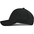 Pikkukuva 2 / 5: Miesten nopeasti kuivuva baseball-lippis, laserleikattu verkkolippis, kaareva lieri, snapback-hattu Black