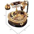 Miniatyrbillede 6 af 6: Hjerteformet Retro Dial Telefon Musikboks med Skuffe 7.5\" x 7\" x 6.7\"