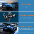 Miniatyrbilde 7 av 7: Dash Cam 4K WiFi Front Dash Camera for Cars, Car Camera Mini Dashcams with App, Dashboard Camera with 24H Parking Mode, Night Vision, Loop Recording Black V100PRO