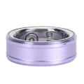 Miniatyrbilde 3 av 7: Smart Ring IP68 Vanntett Helse Tracker Søvnmonitor Bluetooth Fitness Ring for Temperatur Stegtelling Lilla 20