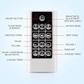 Miniatyrbilde 7 av 7: Mubarek Nordlys Aurora Projektor, 3 i 1 nattlys med hvit støy, timer, Bluetooth-høyttaler, Galaxy Light Skylight Space Light for Ceiling