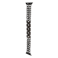 Miniatyrbillede 3 af 7: Metal Watch Band Sort Cowboy Style Udskiftningsrem Armbåndskæder til IOS Watch38mm/40mm