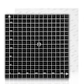 Miniatyrbilde 1 av 7: Varme sengsplattform klistremerker for 3D-skriver byggeflate svart 300*300