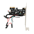 Miniatyrbild 7 av 7: Datorns strömbrytare återställningsknapp PCIE-kort APP fjärrkontroll PCIE X1-portkort för PC-dator