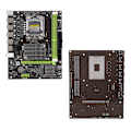 Miniatyrbilde 4 av 7: X58S LGA 1366Pin DDR3 Stasjonær datamaskin PC Hovedkort Fem-fase drevet hovedkort