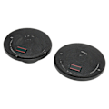 Miniatyrbillede 3 af 7: 2 stk. koaksial bilhøjttaler 120W diskant bas 90dB 4 OHMS 45Hz‑25KHz bilhøjttaler til bilydsystemer