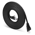 Miniatyrbilde 2 av 7: 1000 Mbps Gigabit nettverkskabel 98ft RJ45 Port CAT6 nettverkskabel Ethernet-kabel for rutere datamaskiner svart