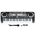 Miniatyrbillede 1 af 6: Elektronisk keyboard 54-tasters multifunktionelt børns musikundervisningslegetøj med mikrofon