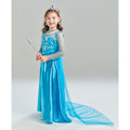 Miniatyrbillede 5 af 8: Prinsessekostume Kjole, Prinsesse Udklædning til Piger, Deluxe Fancy Kostume med Tilbehør, Perfekt til Julefødselsdagsfest Bil 140CM