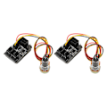 Miniatyrbilde 3 av 7: 2 stk PC viftekontroller 3 pin 4 pin vifteadapter PWM PC kabinett kjølevifte hub 8 veis splitter 12V hastighetskontroller
