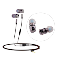Miniatyrbilde 7 av 7: Universal In-Ear Avtakbar Design Stereo Musikk Øretelefoner med Mikrofon for Smartphone Gun-Gray