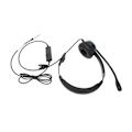 Pikkukuva 7 / 7: Puhelin Headset Professional Noise Canceling Single Ear Asiakaspalvelu Headset Call Center Business Office Single 3.5mm Interface