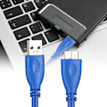 Miniatyrbilde 6 av 7: USB-datakabel USB3.0-A/B Micro A/B hann for datamaskin PC-skriver harddisk 1,5 m