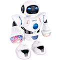 Miniatyrbillede 1 af 6: Elektronisk robotlegetøj, smart rumgående dansende robot, syngende musikrobot med musik og farverige lys