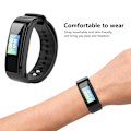 Miniatyrbillede 2 af 7: Bluetooth Smart Watch IY3 - Opkaldsskærm, Pulsmåler og Blodtryksmonitor - Sort