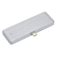 Miniatyrbillede 5 af 7: USB C Hub Adapter Multifunktionel 3,5mm USB PD HD 4K Type C Hub Adapter til S9 Plus S9 Note 9 Note 8 Grå