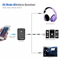 Miniatyrbillede 6 af 7: 2-i-1 trådløs Bluetooth hjemme stereo TV lyd sender modtager adapter