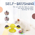 Miniatyrbild 3 av 8: Kattvindkvarnleksak, Kattvindkvarnspinnleksak Snurrbord Interaktiv Katt Snurrande Vindkvarnleksak med LED-boll och Catnip-boll Sugkopp Repning, Blå