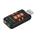 Miniatyrbilde 4 av 7: USB Ekstern stasjonsfri 8.1-kanals 3D lydkort adapter for WIN/MS stasjonær datamaskin PC