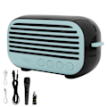Miniatyrbild 1 av 7: Utomhus trådlös Bluetooth-högtalare handhållen mikrofonsystem bärbar högtalarsats grön