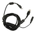 Miniatyrbilde 3 av 7: Kamera Link-kabel Profesjonell 2 i 1 Plug and Play Strømkabel Datakabel for Logitech CC2900e 3500e 2900ep 3000e 9.8ft