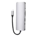 Miniatyrbilde 3 av 7: Adapter 9-i-1 Type-C til HDMI Multifunksjonell PD Ladestasjon RJ45