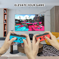 Miniatyrbilde 7 av 7: Kompatibel med Switch Joycon, en erstatning for Switch 2-delt Joycon-stropp, med justerbar tetthet (svart)