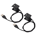 Miniatyrbilde 7 av 7: 2 stk. Smartwatch-lader USB-ladekabel ladesnor ladeadapter for Fitbit Charge 2