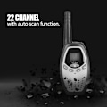 Miniatyrbild 6 av 7: 1 Set Walkie Talkie 2-vägs radio Intercom Upp till 3 km räckvidd för barn Present Grå