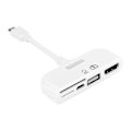 Miniatyrbillede 3 af 7: 5-i-1 Micro USB til HDMI HDTV Adapter OTG Kortlæser til Android