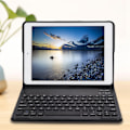 Miniatyrbild 5 av 7: FT&#8209;1030E Smart Sleep Tablet Bluetooth Keyboard Protector med pennfack för iOS Mörkblå
