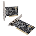 Miniatyrbild 5 av 7: PCI 3-port Firewire 800 1394 b/a (2B1A) Videokort 800mbps Controllerkort Adapter
