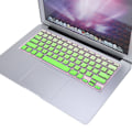 Miniatyrbild 7 av 7: Vattentät och dammtät tangentbordsöverdrag för bärbar dator med låskant för MacBook Air/Retina/Pro - Grön