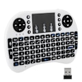 Miniatyrbild 2 av 7: Mini trådlöst tangentbord Flymouse 2.4G Multimedia Touchpad Touching Keyboard Vit