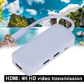 Miniatyrbillede 7 af 7: Type-C Hub Type-C til HDMI / 2 * USB3.0 / PD Dockingstation