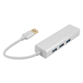Miniatyrbilde 3 av 7: DM HE84 Gigabit USB Ethernet-adapter 3.0 HUB 1000M kablet nettverkskort USB til RJ45 Free Drive