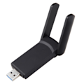 Miniatyrbillede 1 af 7: USB WiFi-adapter 1300M Dual Band Stærkt Signal 2.4G 5.8G Højhastigheds USB-modtager Transmitter Netværksadapter