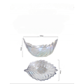 Miniatyrbillede 5 af 5: Bordplade Krystal Glas Frugtplader Skål til Dessertplade Kageplade Glas Farverig Slik Snack Skål, Kunst Glas Skål Design