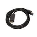 Miniatyrbild 3 av 7: USB3.0 till HD Multimedia Interface-adapterkabel 5,9ft 4K Plug and Play-kabel för OS X för Windows 10 8 7 Vista X P