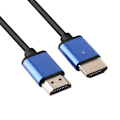 Miniatyrbillede 5 af 7: 1920x1080P HDMI-kabel i aluminiumlegering, 4 mm diameter, 0,9 m