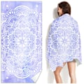 Miniatyrbillede 1 af 3: Boho Mandala Surf Poncho Mikrofiber Badehåndklæde Tørremåtte Ups Strandhåndklæder Dækker Kvinder Hurtig Strandhåndklæder Voksen
