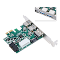 Miniatyrbillede 5 af 7: Desktop PCI-E til 2-port standard USB 3.0 PCI Express-kort 2-port 19-pin USB3.0 udvidelseskort