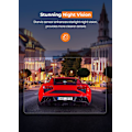 Miniatyrbillede 7 af 8: Dash Cam, 2.5k 1440P WiFi Dashcams, Dash Camera for Cars with APP, Mini Car Camera, Free 32GB SD Card, Night Vision, 24H Parking Mode, G-Sensor, Loo Black
