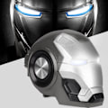 Miniatyrbillede 6 af 7: For Iron Man Hjelm Bluetooth Genopladelig Højttaler Support TF Hukommelseskort /AUX /USB Højttaler
