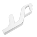 Miniatyrbillede 6 af 7: Gamepad Light Gun Ridsefast Stabil Reducere Oboseala Light Gun pentru Controler Wii Alb Alb
